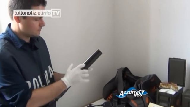 VCOnews - Ossola: 5 arresti per detenzione e ricettazione di armi смотреть онлайн