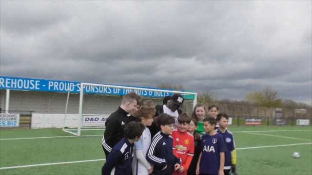 Adebayo Akinfenwa At The Barry Fuller Academy