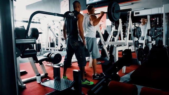 Training At Hardcore Gym. Adam Raw, Deny Montana, Freddy, Jones