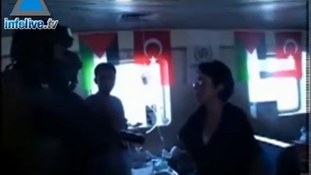 MK Zoabi Footage Shows Her Next To Armed Flotilla Activists