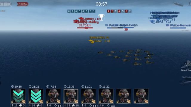 Taiho gameplay #1 - World War Battleship смотреть онлайн
