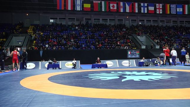 1 8 Final GR 77 kg ITA RICCARDO VITO ABBRESCIA BLR TSIMUR BERDYIEU смотреть онлайн