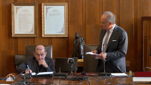 Mons. Delpini in visita al Tribunale di Milano: Giuseppe Ondei Presidente Corte di Appello di Milan смотреть онлайн