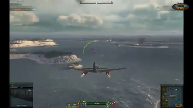 World Of Warplanes ME 109 T Gameplay1981 смотреть онлайн