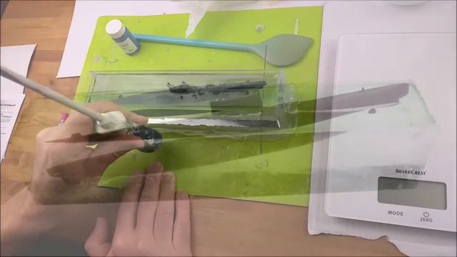 Royal Netherlands Marine S 805 Tonijn / Scale Model U Boat Build / Epoxy Resin Art Diorama