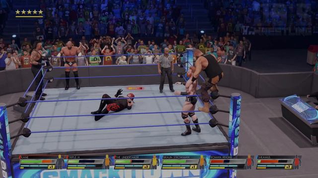 TEAM Undertaker Vs. TEAM Braun Strowman | 3v3 ELIMINATION Tag Team | WWE 2K22