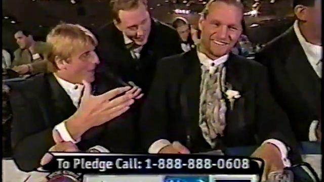 Val Venis, Bret & Owen Hart at a charity event