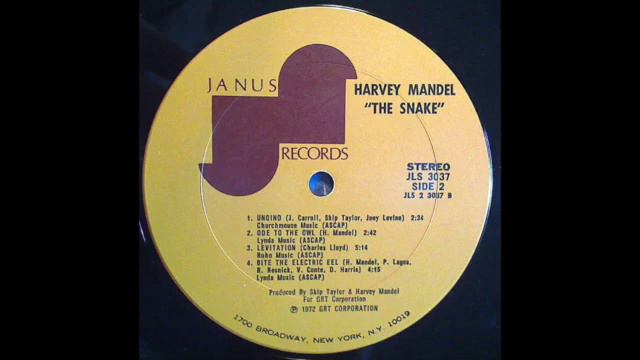 HARVEY MANDEL - THE SNAKE - VINYL CUT ALBUM - U. S. ROCK FUSION - 1972 смотреть онлайн