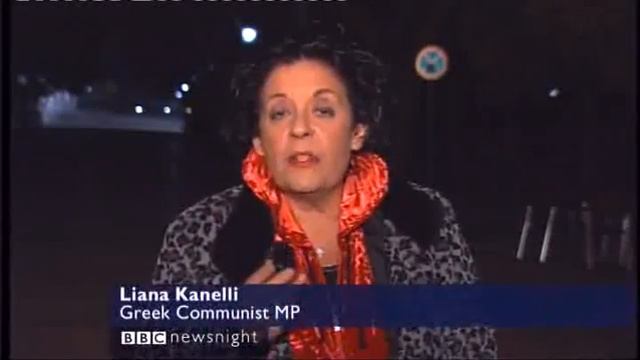 Greek MP Liana Kanelli on the BBC смотреть онлайн