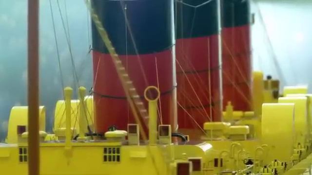 RMS Queen Mary John Brown Shipyard Model at Riverside Museum Glasgow Scotland смотреть онлайн