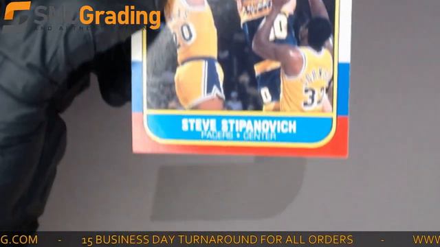 SNC Grading:1986 Fleer Steve Stipanovich #106 Base Set Card Review(1628538891404) смотреть онлайн