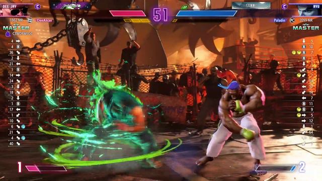 【スト6】DeeAnscer(ディージェイ) vs Paladin (リュウ) STREET FIGHTER 6【Key display on】【4K】 смотреть онлайн