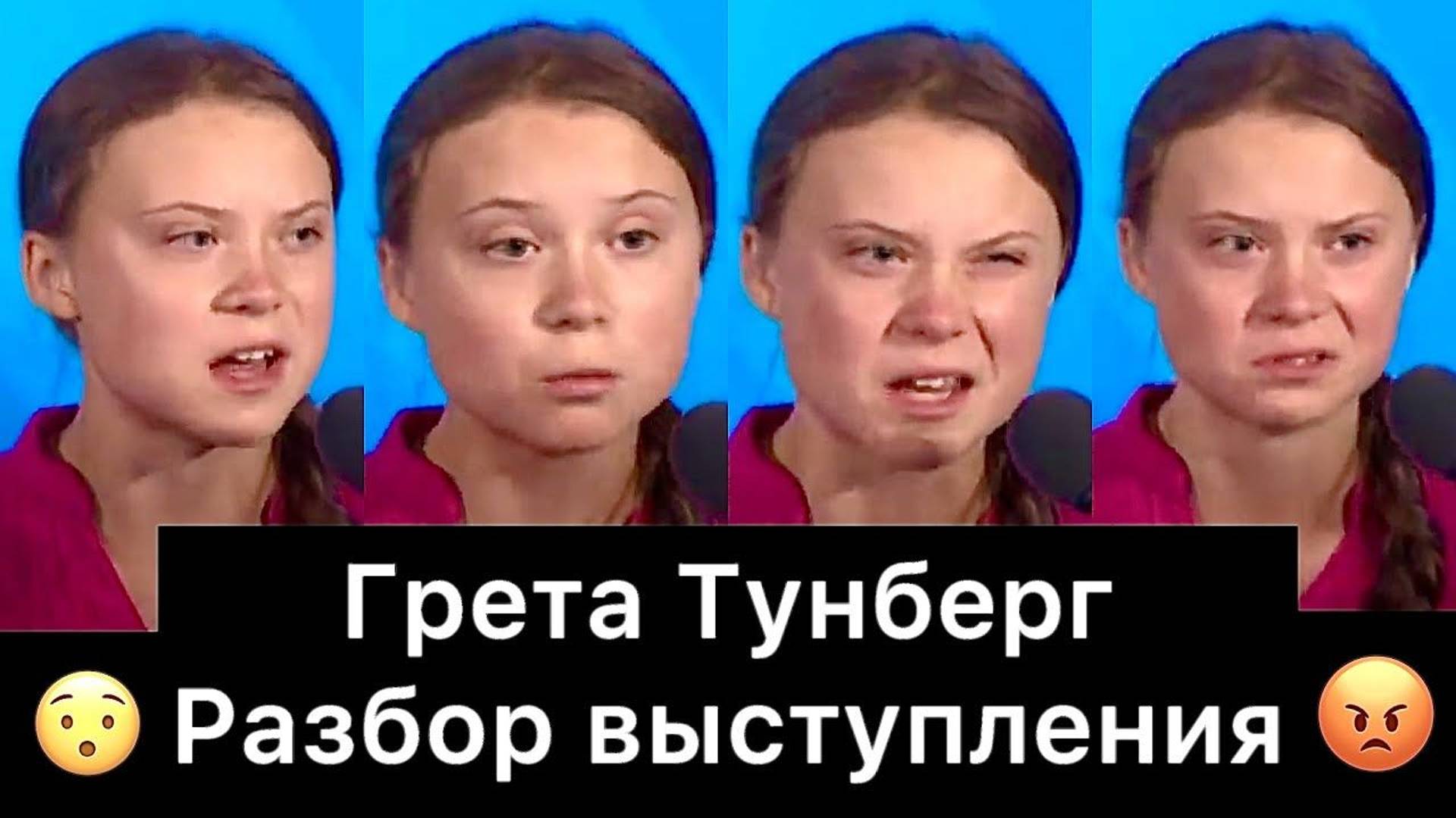 Грета Тунберг: разбор выступления смотреть онлайн