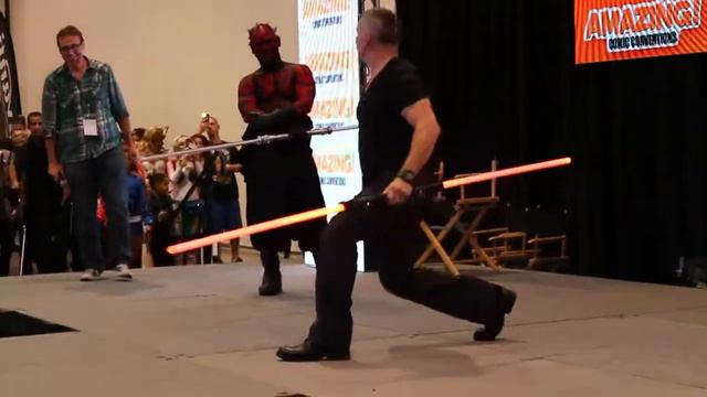 Ray Park/Darth Maul at Amazing Las Vegas Comic Con смотреть онлайн