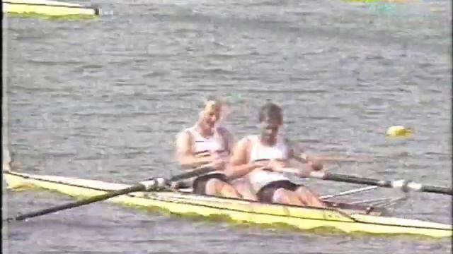 M2+ Mens Coxed Pair B Final 1991 World Rowing Championships Vienna Wien смотреть онлайн