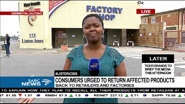 Consumers urged to return affected products after Listeriosis outbreak смотреть онлайн