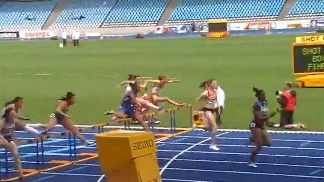 07.07.2011 Alexandra Burghardt 100m Hürden 13,68sec Halbfinale U18 WM Lille (Juli 2011) смотреть онлайн