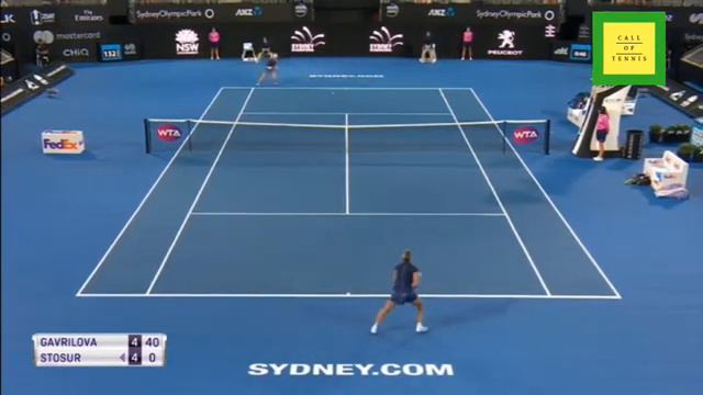 Sydney 2018 - Daria Gavrilova vs Samantha Stosur - Full Highlights HD смотреть онлайн
