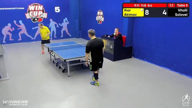 23:00 Ihor Akimov 3-2 Vitalii Solovei South 6 WIN CUP 24.10.2022 WINCUP | TABLE TENNIS смотреть онлайн