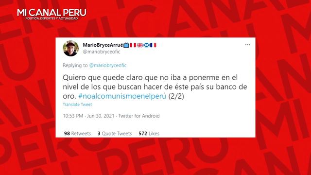 MARIO BRYCE LLAMA "COMUNIST4" Y ARREMETE CONTRA ANÍBAL TORRES TRAS SU BR0NCAZ4 "ME CONTUVE" смотреть онлайн