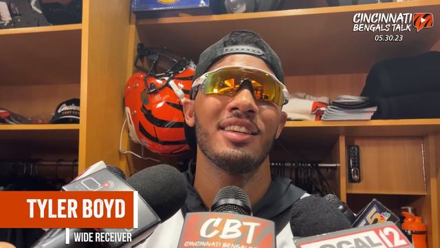 Tyler Boyd on Returning For Bengals Offseason Workouts, Wide Receiver Additions in NFL Draft смотреть онлайн