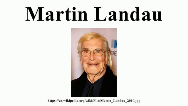 Martin Landau смотреть онлайн