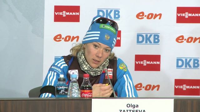 Darya Domracheva, Olga Zaitseva, And Tora Berger