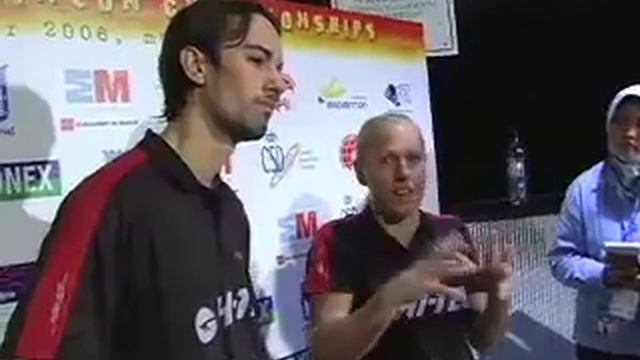 World Badminton Chamionships 2006 In Madrid: Nathan & Gale
