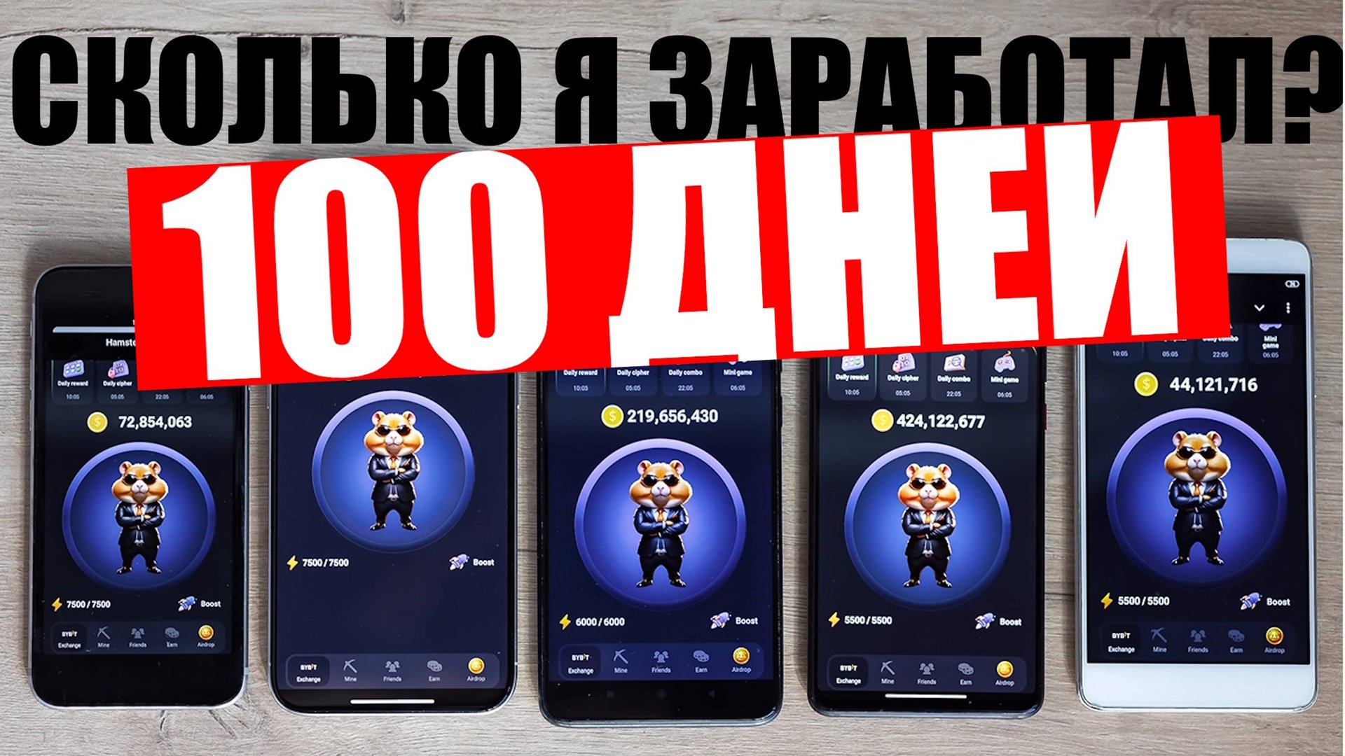 Сколько я заработал на Хомяке за 100 дней ? смотреть онлайн