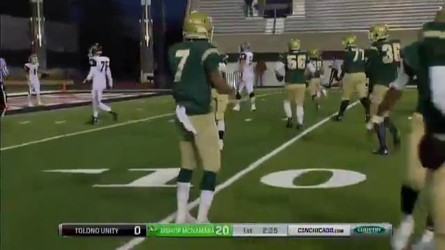 McNamara #10 Kobe Shutter throws it up to #7 Chris Bell who scores; 28 yard TD pass смотреть онлайн