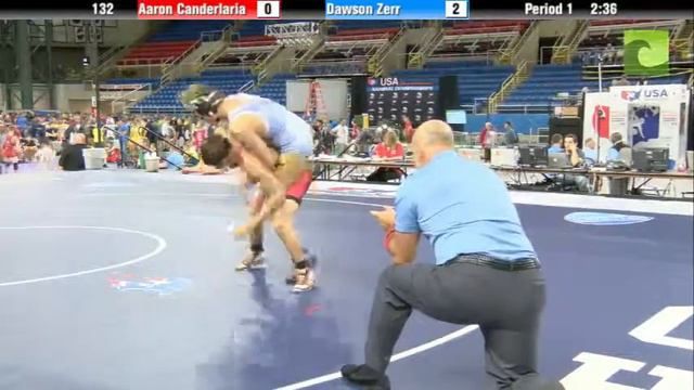 132 Aaron Canderlaria vs. Dawson Zerr смотреть онлайн