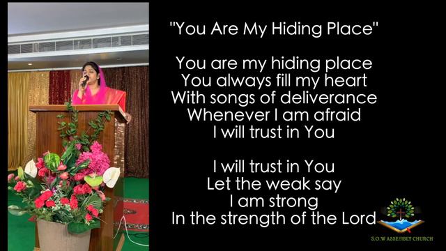You Are My Hiding Place | English Christian Song | Divya David