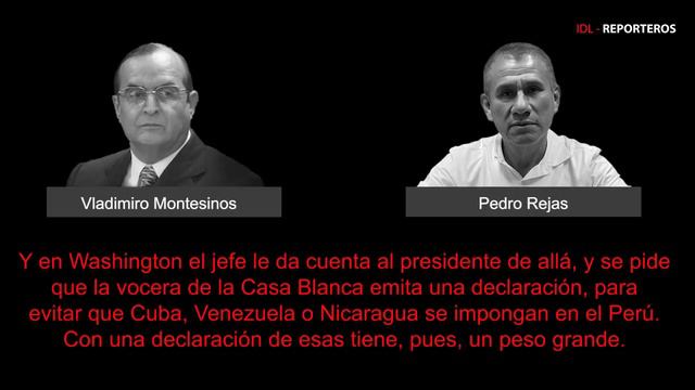 Vladimiro Montesinos y Pedro Rejas (II) смотреть онлайн