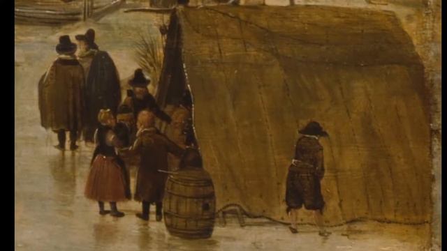 Hendrick Avercamp Winter Landscape with Numerous Skaters
