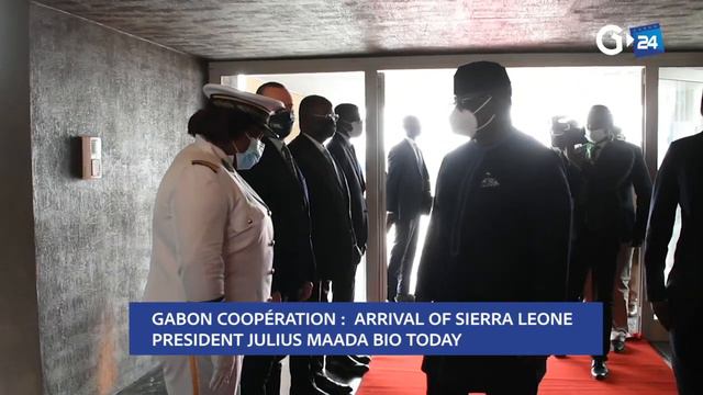 GABON - ARRIVAL OF SIERRA LEONE PRESIDENT JULIUS MAADA BIO TODAY смотреть онлайн