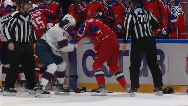 KHL Fight: Slepyshev VS Urakov смотреть онлайн