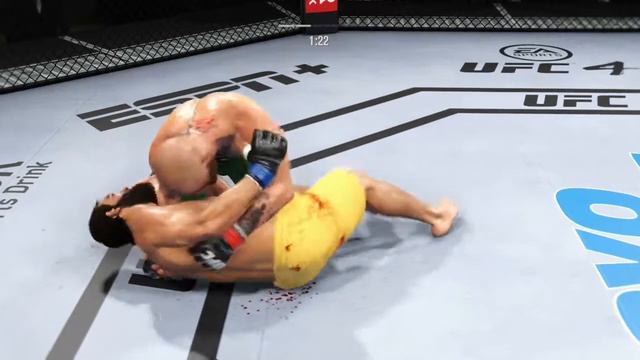 Conor McGregor vs Johny Hendricks Full Fight - UFC 4 Simulation смотреть онлайн