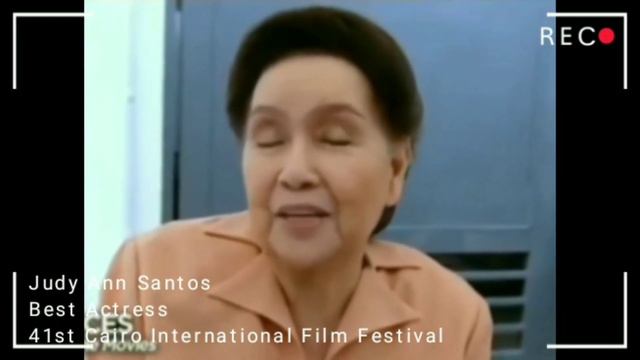 Judy Ann Santos | Best Actress in 41st Cairo International Film Festival смотреть онлайн