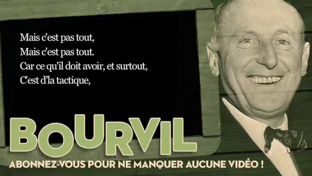 Bourvil La tactique du gendarme Paroles Lyrics смотреть онлайн
