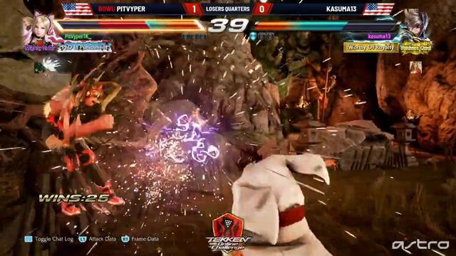 BOWU PitVyper (Lucky Chloe) vs Kasuma13 (Katarina/Lars) - #T7OnlineChallenge: US West - Losers Quar смотреть онлайн