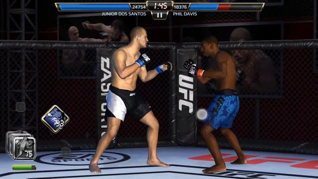 EA Sports UFC | Junior Dos Santos Vs Phil Davis | Android Gameplay