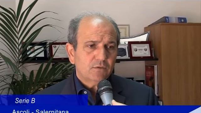 Serie B Ascoli - Salernitana, Intervista Fabiani Pre Partita - 29 Aprile 2016