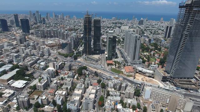 DJI.Phantom.4. Sarona Center From Above, Tel-Aviv