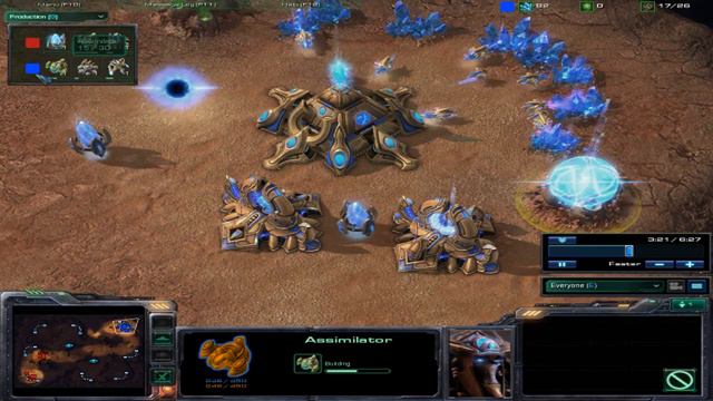 Starcraft 2 Multiplayer Battle (1v1): Protoss vs Protoss [HD] смотреть онлайн