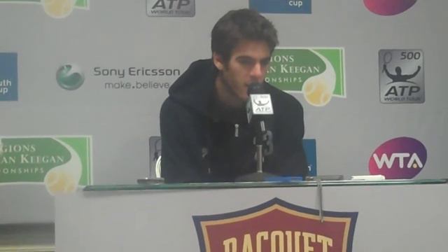 Juan Martin Del Potro Memphis Semifinal Press Conference смотреть онлайн