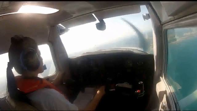 Alina Alfonso's First Solo Flight