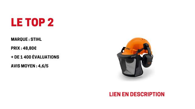 TOP 3 Meilleur casque de sécurité tronçonneuse 2022 смотреть онлайн