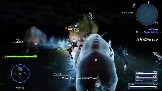 FINAL FANTASY XV Timed Quest Hunt Round 3 смотреть онлайн