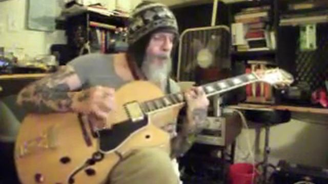 A Little Epiphone Vintage Regent in Jones Oklahoma  Playing