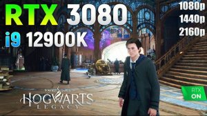 Hogwarts Legacy : RTX 3080 + i9 12900K | 4K | 1440p | 1080p